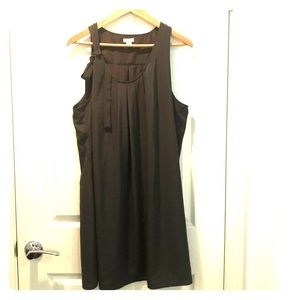 J. Crew gray shoulder tie dress.